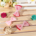 Pure and fresh organza ribbon bow/ tulle ribbon hair bows